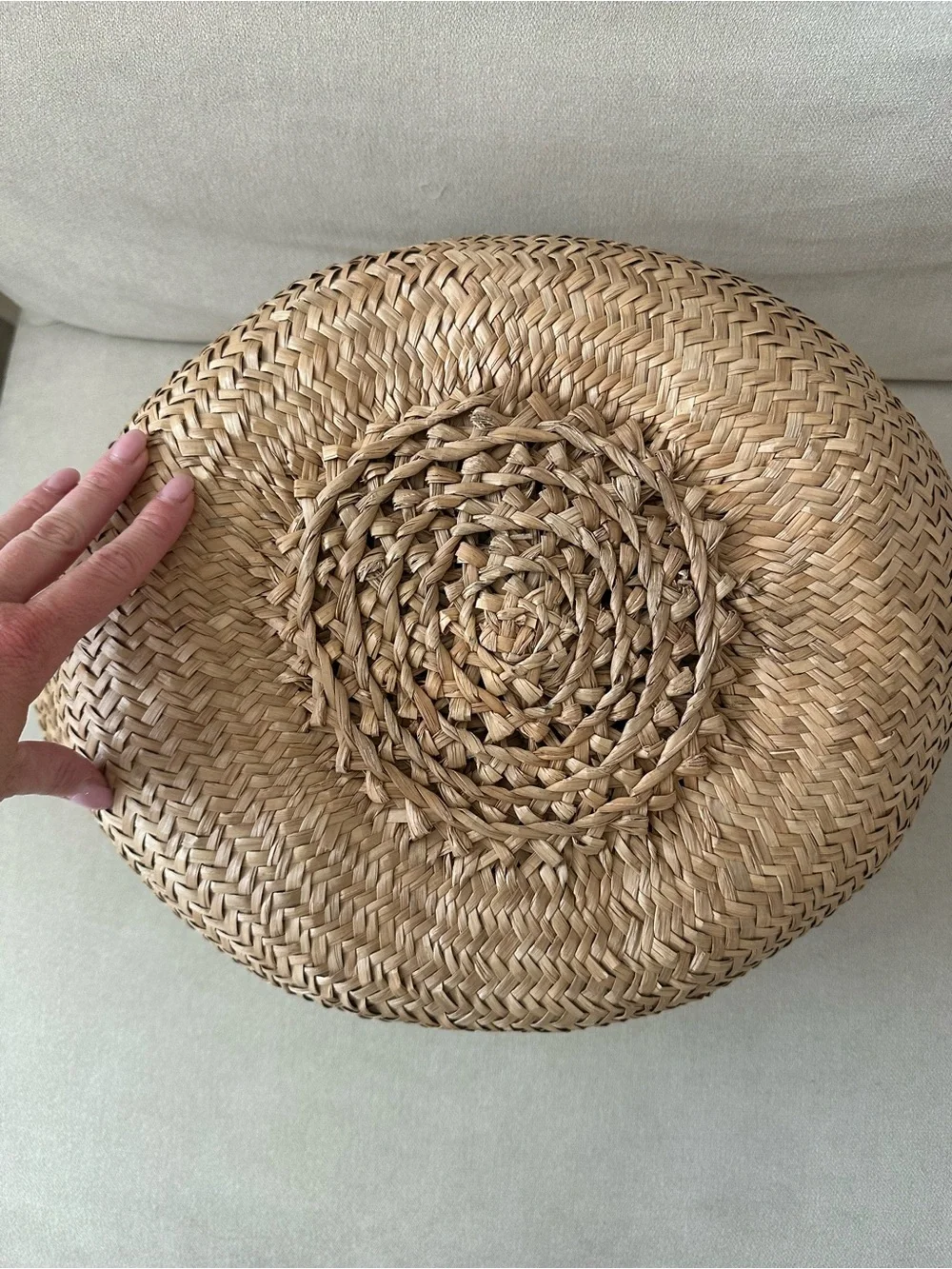 Natural Woven Straw Tote Bag - Neutral